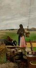 Mädchen an einem Brunnen - Jacek Malczewski — Ansicht des Kunstwerks