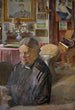 Helena, Schwester des Künstlers, im Inneren - Jacek Malczewski — Ansicht des Kunstwerks