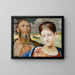 Musik, linke Flügel des Triptychons - Jacek Malczewski — gerahmtes Bild an der Wand
