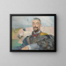 Portrait von Erazm Barcz - Jacek Malczewski — gerahmtes Bild an der Wand
