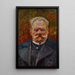 Portrait de Leon Schenrich - Jacek Malczewski — gerahmtes Bild an der Wand