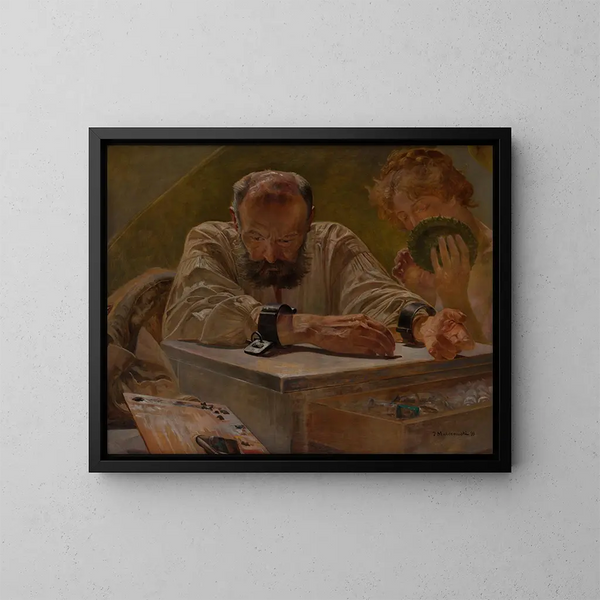 Entspannung - Jacek Malczewski — gerahmtes Bild an der Wand