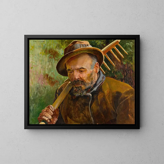 Rückkehr der Felder - Jacek Malczewski — gerahmtes Bild an der Wand