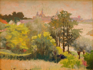 Jacek Malczewski - View of Krakow from Zwierzyniec.webp