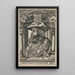 Christian II - Jacob Binck — gerahmtes Bild an der Wand