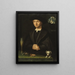 Portrait eines Familienmitglieds der Alardes - Jacob Claesz. van Utrecht — gerahmtes Bild an der Wand