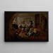 Interior with soldiers and women - Jacob Duck — framed artwork on a wall