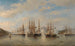 degli squadroni olandesi, inglesi, francesi e americani nelle acque giapponesi durante la spedizione guidata dal comandante francese Constant Jaurès settembre 1864 - Jacob Eduard van Heemskerck van Beest — vista dell’opera