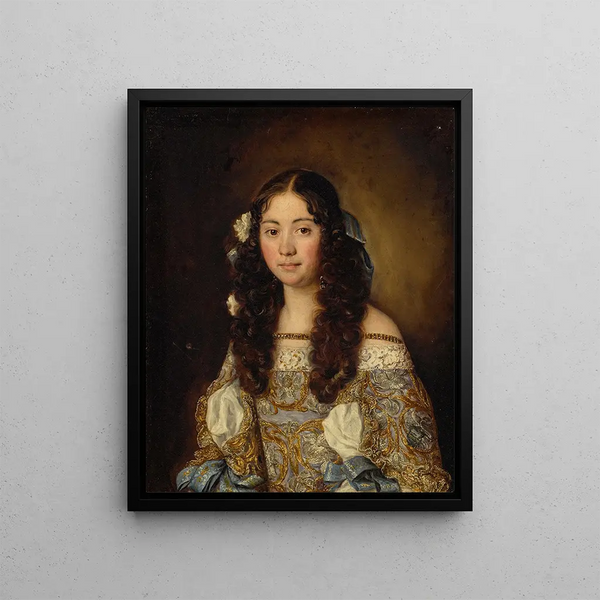 Jacob Ferdinand Voet - Portrait Of Laura Chigi.webp
