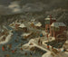 Un paesaggio invernale con la Fuga in Egitto - Jacob Grimmer — vista dell’opera