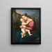 Marie mit dem Kind - Jacob Götzenberger — gerahmtes Bild an der Wand