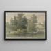 bordo della foresta con ruscello - Jacob Hoffmann — quadro incorniciato alla parete