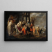 L'idolâtrie du roi Salomon - Jacob Hogers — gerahmtes Bild an der Wand