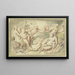 Bacchanale - Jacob Jordaens — gerahmtes Bild an der Wand