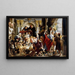 Jesus treibt die Händler aus dem Tempel - Jacob Jordaens — gerahmtes Bild an der Wand
