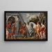 Levade - Jacob Jordaens — gerahmtes Bild an der Wand