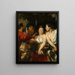Méléagre und Atalante - Jacob Jordaens — gerahmtes Bild an der Wand