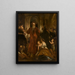Saint Ivo de Bretagne - Jacob Jordaens — gerahmtes Bild an der Wand