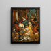 L'Anbetung der Könige - Jacob Jordaens — gerahmtes Bild an der Wand