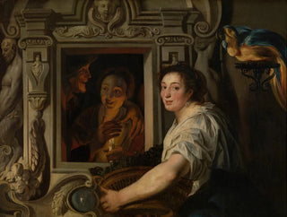 Il venditore di frutta - Jacob Jordaens — vista dell’opera