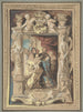 La Presentazione al Tempio con un progetto di cornice scolpita - Jacob Jordaens — vista dell’opera
