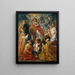La Vénération de l'Eucharistie - Jacob Jordaens — gerahmtes Bild an der Wand