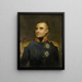 Jonkheer Theodorus Frederik van Capellen 1762-1824 Vice-admiral and commander of the Dutch squadron off Algiers 1816 - Jacob Joseph Eeckhout — framed artwork on a wall