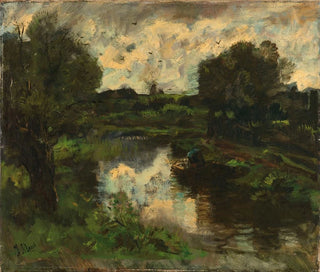 Jacob Maris - A Polder Landscape after a Thunderstorm.webp