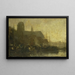 Schiffe im Hafen von Dordrecht - Jacob Maris — gerahmtes Bild an der Wand