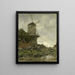 Der Windmühle - Jacob Maris — gerahmtes Bild an der Wand