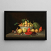 Nature morte di frutta su un davanzale - Jacob Samuel Beck — quadro incorniciato alla parete