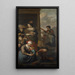 Allégorie della distribuzione del cibo ai poveri - Jacob van Loo — quadro incorniciato alla parete