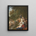 Diane and Callisto - Jacob van Loo — framed artwork on a wall