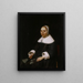 Portrait of a Young Girl - Jacob van Loo — framed artwork on a wall