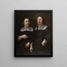 Ritratto di due uomini - Jacob van Oost — quadro incorniciato alla parete