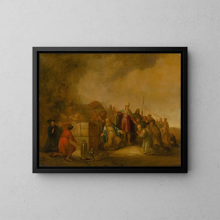 Jacob Willemsz de Wet - Elijahs sacrifice to the god Baal on Mount Carmel.webp