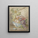 Bol con frutta - Jacob Xavery — quadro incorniciato alla parete
