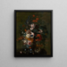 Blumenstrauß - Jacob van Huysum — gerahmtes Bild an der Wand