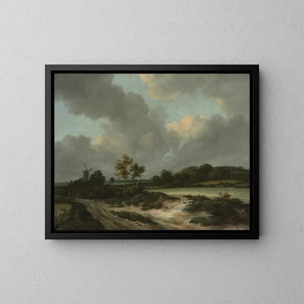 Weizenfeld - Jacob van Ruisdael — gerahmtes Bild an der Wand