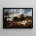 Falaise sablonneuse - Jacob van Ruisdael — quadro incorniciato alla parete