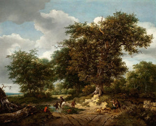 Der große Eichenbaum - Jacob van Ruisdael — Ansicht des Kunstwerks