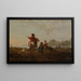 Paesaggio con figure - Jacob van Strij — quadro incorniciato alla parete