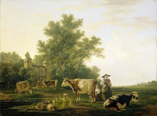 Jacob van Strij - Milking Time.webp