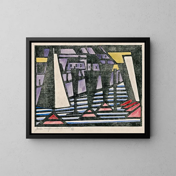 Composition VII - Jacoba van Heemskerck — gerahmtes Bild an der Wand