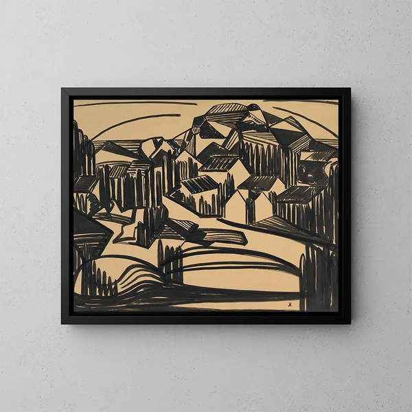 Zeichnung 16 - Jacoba van Heemskerck — gerahmtes Bild an der Wand