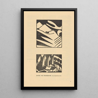 Jacoba van Heemskerck - Heuvellandschap en zeilschepen bij bomen.webp