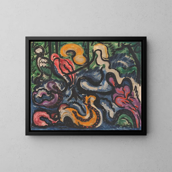 Nummer 61 - Jacoba van Heemskerck — gerahmtes Bild an der Wand