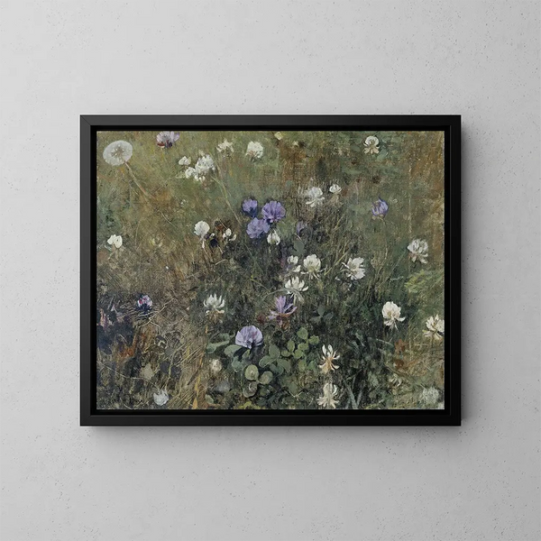 Trifoglio in fiore - Jacobus van Looy — quadro incorniciato alla parete