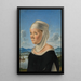 Portrait einer Frau, vielleicht eine Nonne von San Secondo - Jacometto Veneziano — gerahmtes Bild an der Wand