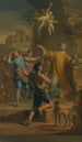 Szene im Freien mit einem heiligen in Ekstase, umgeben von Gläubigen - Jacopo Alessandro Calvi — Ansicht des Kunstwerks